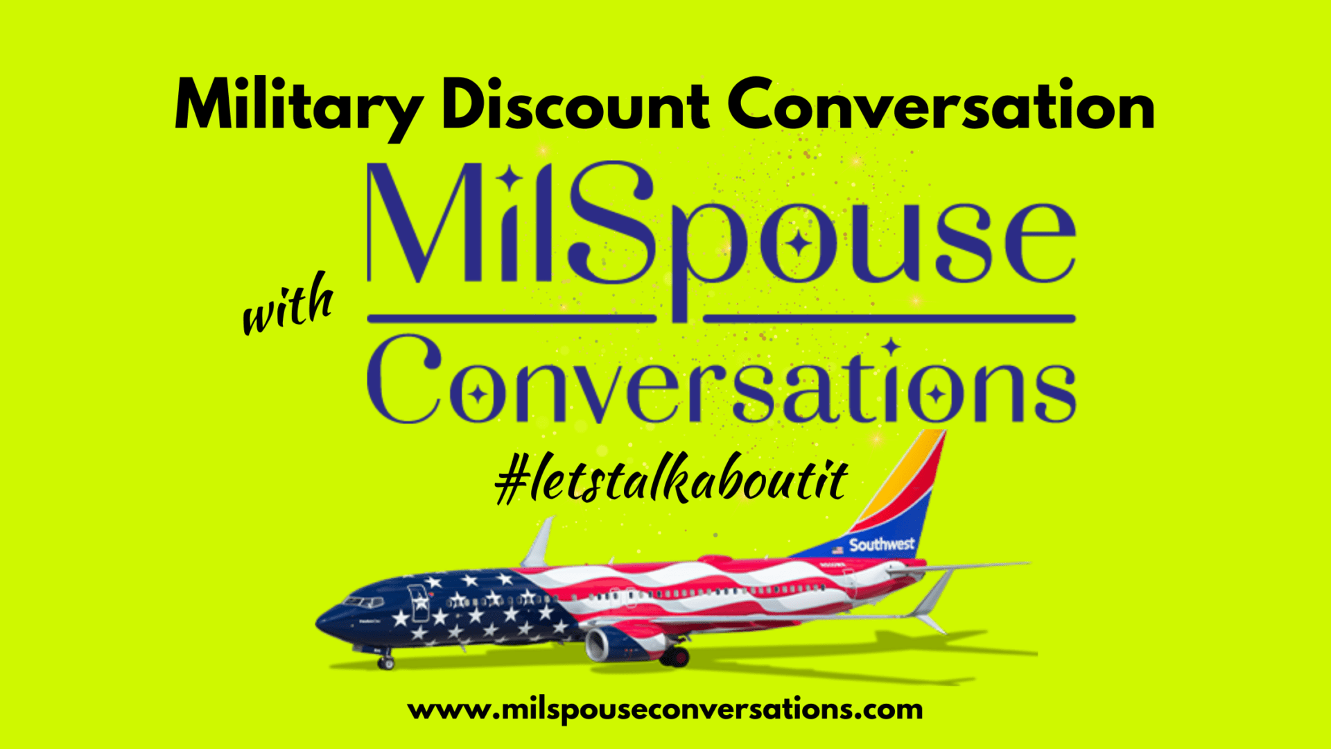 Military discount conversation with milspouse conversations